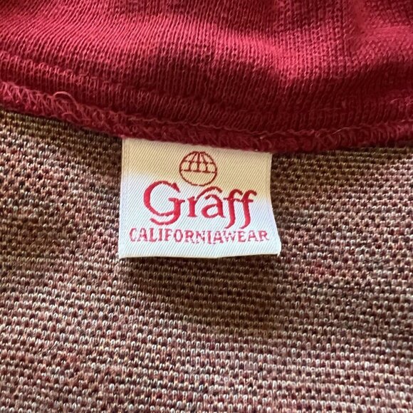 Graff Californiawear Colorful Open Cardigan Size Measure Cottagecore Grandmacore - Picture 3 of 10